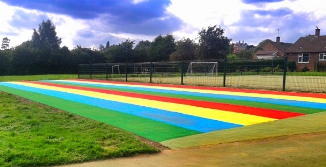 Long Jump Runway Install in Midlothian