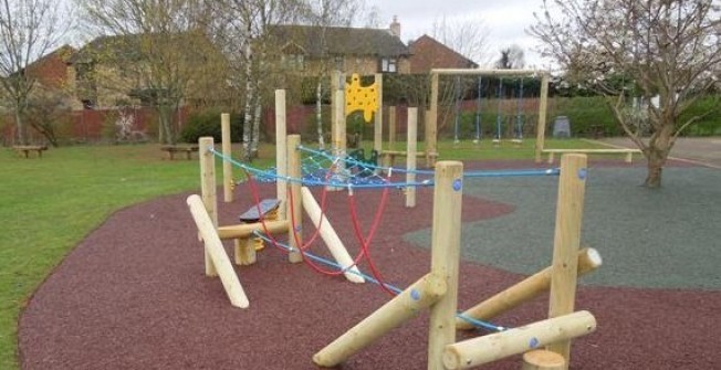 Playground Rubber Mulch in Swansea
