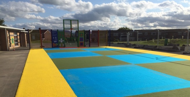 Fibre Bonded Flooring for Multisports in West End