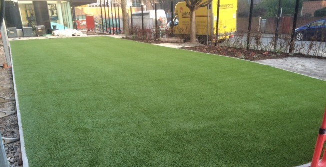 Artificial Turf for Playgrounds in Broughton