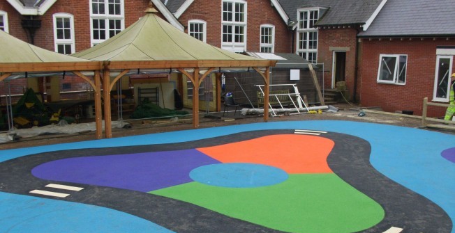 Installing Wetpour Floors in Cottesmore